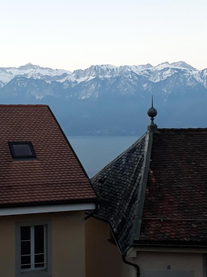 Bed and Breakfast Aux Trois Soleils Chexbres Exterior foto