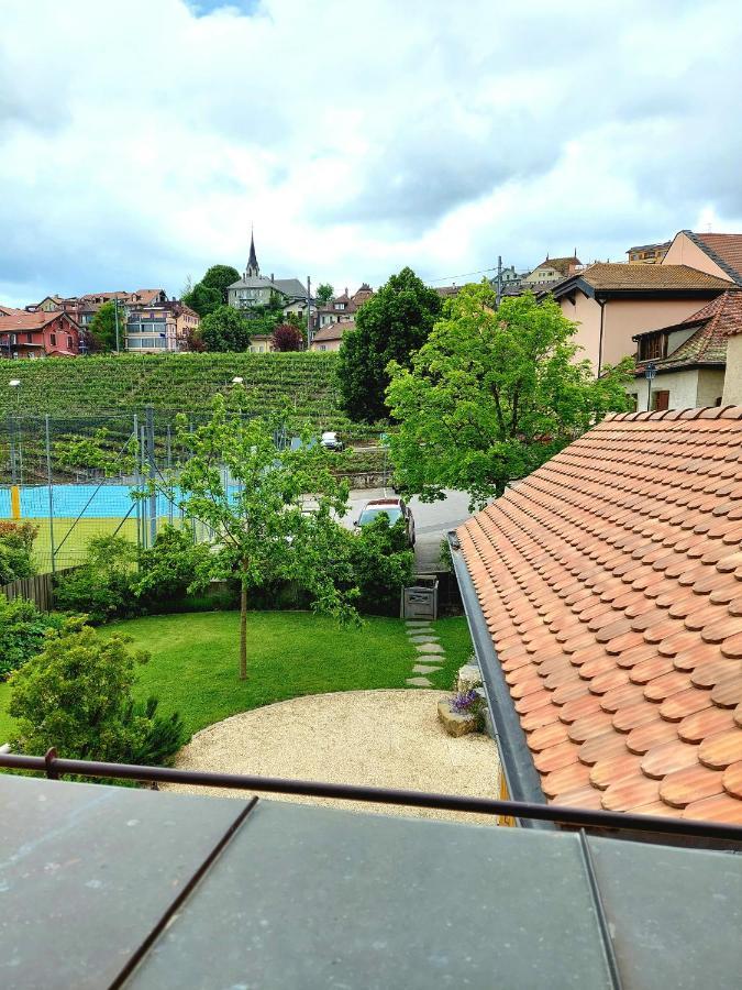 Bed and Breakfast Aux Trois Soleils Chexbres Exterior foto